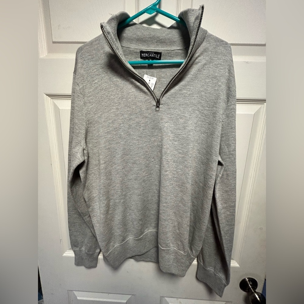 J. Crew Mercantile Quarter Zip Men's Sweater Brand New